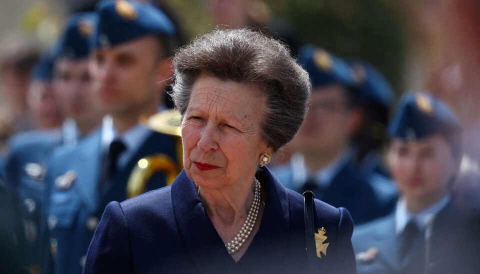 I Storbritannien blev prinsesse Anne udskrevet fra et hospital fredag efter at have været indlagt i forbindelse en hjernerystelse. Buckingham Palace oplyser, at den 73-årige prinsesse, der er kong Charles' lillesøster, forlod hospitalet fredag morgen. (Arkivfoto)
