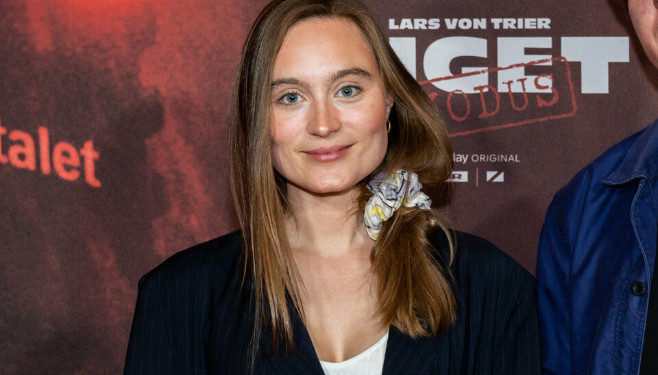 Julie Christiansen på den røde løber til premieren på Lars von Triers tv-serie 'Riget Exodus' i 2022. (Arkivfoto).