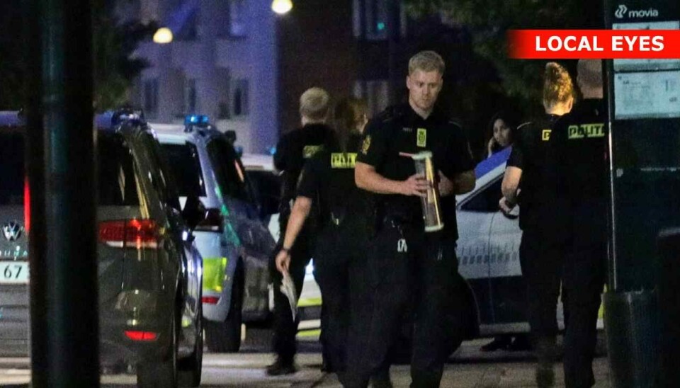 Offeret blev kørt på Rigshospitalet med lettere skader.