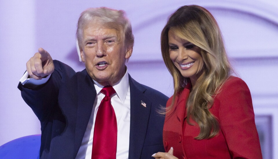 Donald og Melania Trump