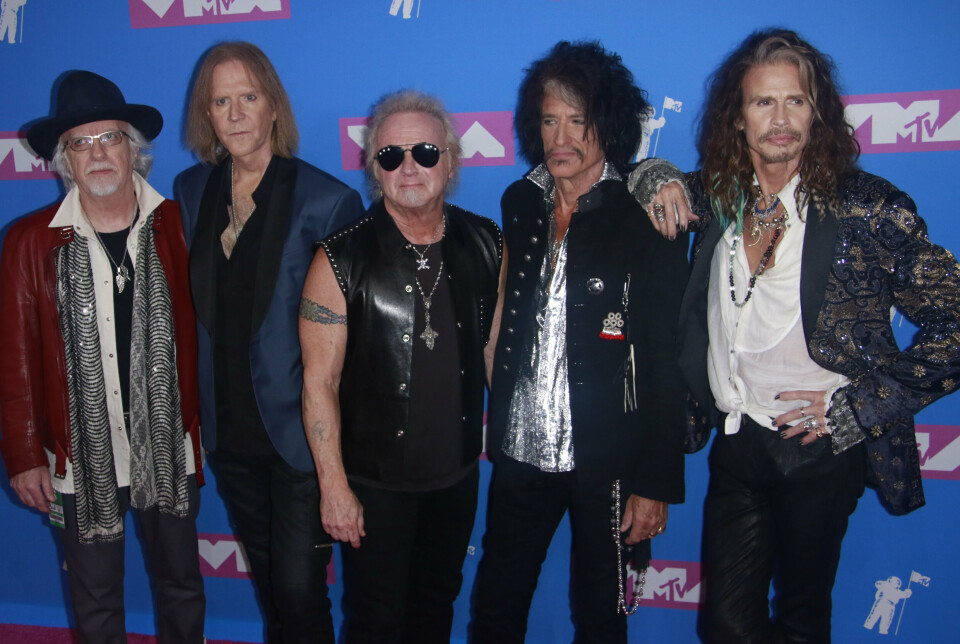Aerosmith er blandt andet kendt for sange som 'Dream On', 'Dude (Looks Like A Lady)' og 'Talk This Way'. (Arkivfoto).