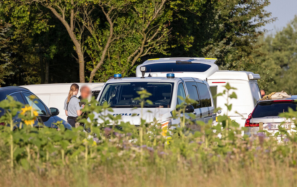 Det er uklart mandag aften ved 21-tiden, hvad der er sket på adressen.