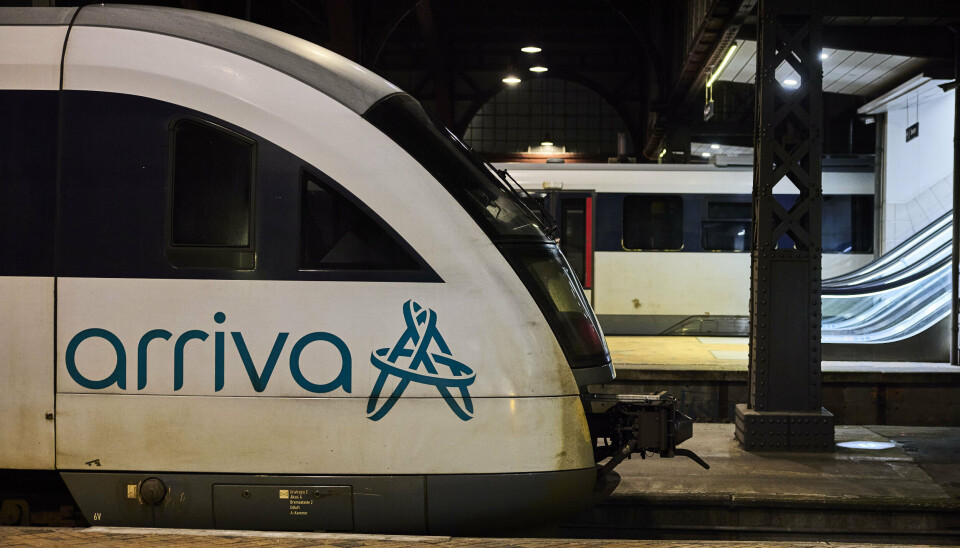 GoCollective, der tidligere hed Arriva, aflyser alle tog mellem Aarhus og Langå resten af dagen, oplyser Banedanmark. (Arkivfoto).