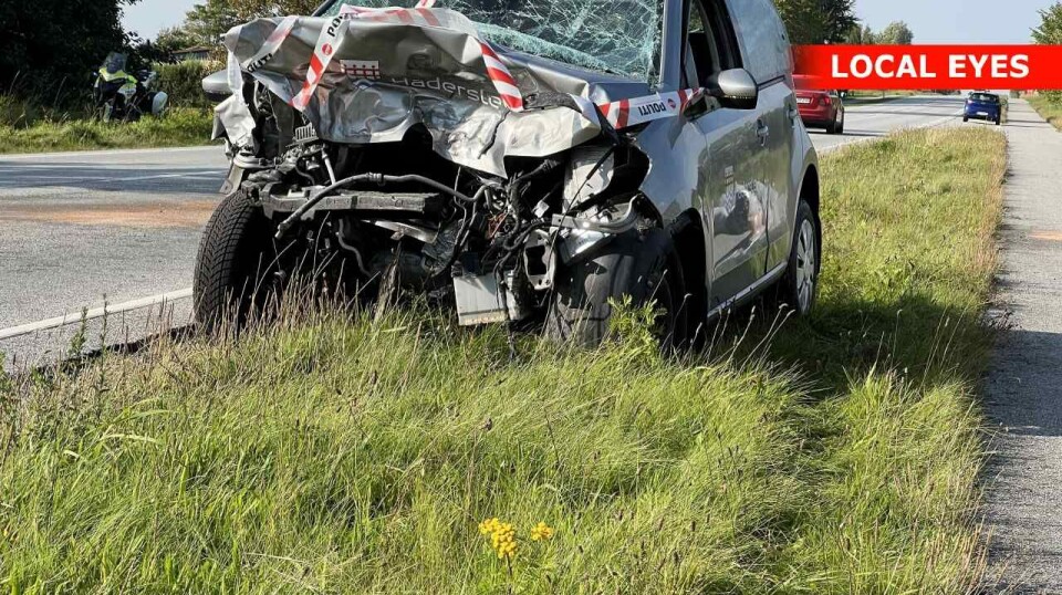 En person er død efter sammenstødet.