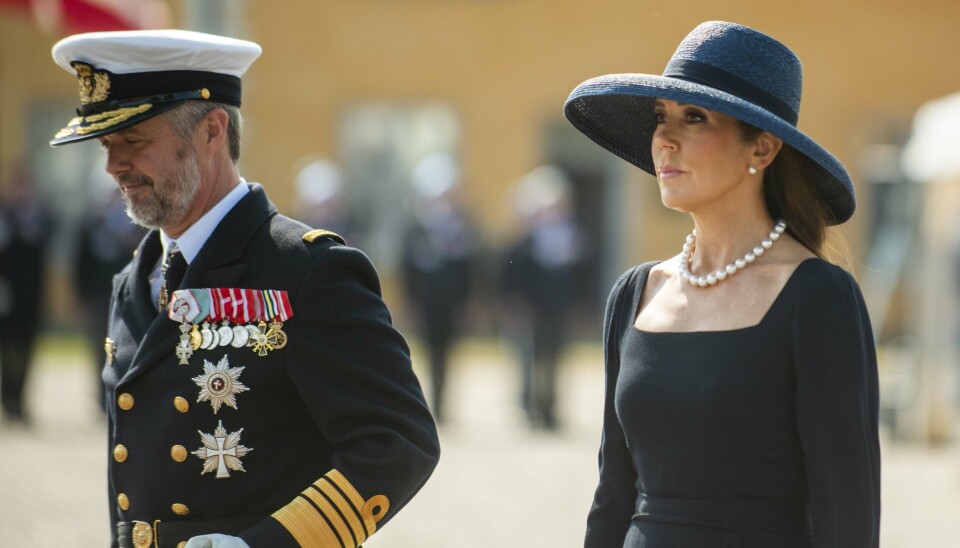 Frederik og Mary i et bevæget øjeblik på Flagdagen.