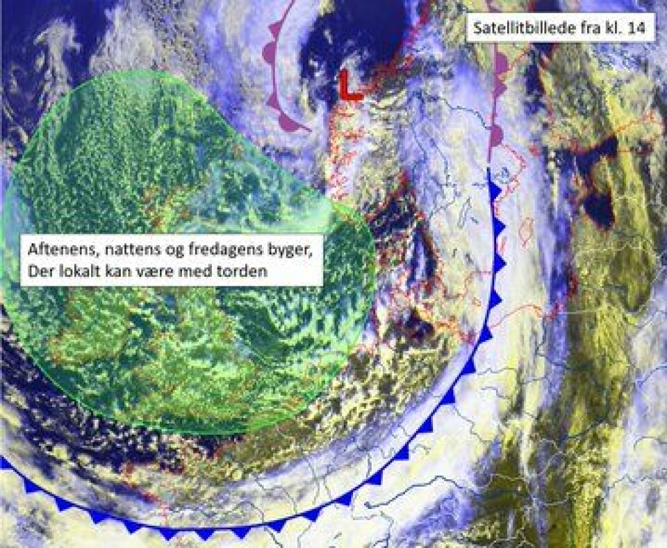 Sådan ser det sattelitbilledet ud fra onsdag klokken 14.