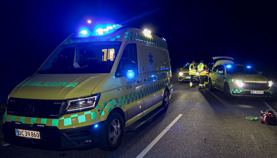 Den 14-årige dreng var i livsfare efter ulykken og blev hentet med lægehelikopter.