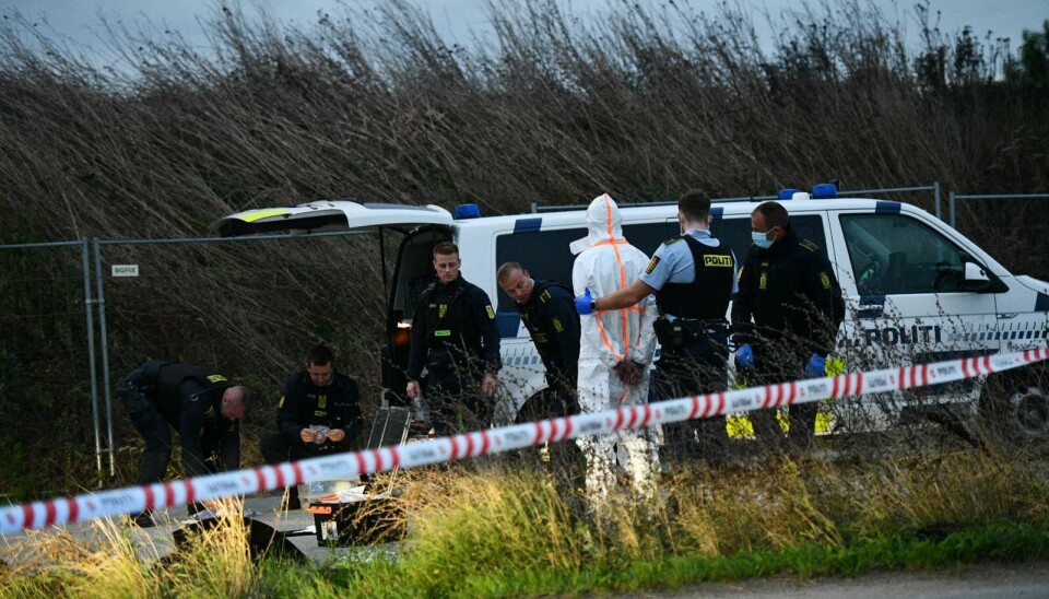 En person er endt i DNA-dragt.