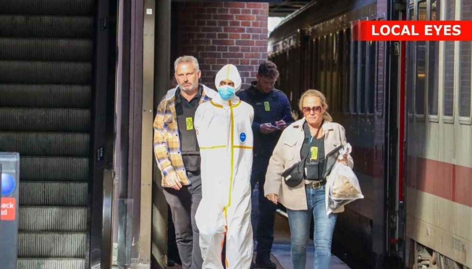 En af de anholdte fra Københavns Hovedbanegård.
