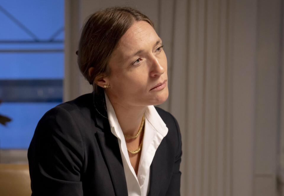 Mia Wagner var digitaliserings- og ligestillingsminister i 14 dage i slutningen af 2023. Nu fortæller hun om oplevelsen til Berlingske. (Arkivfoto).
