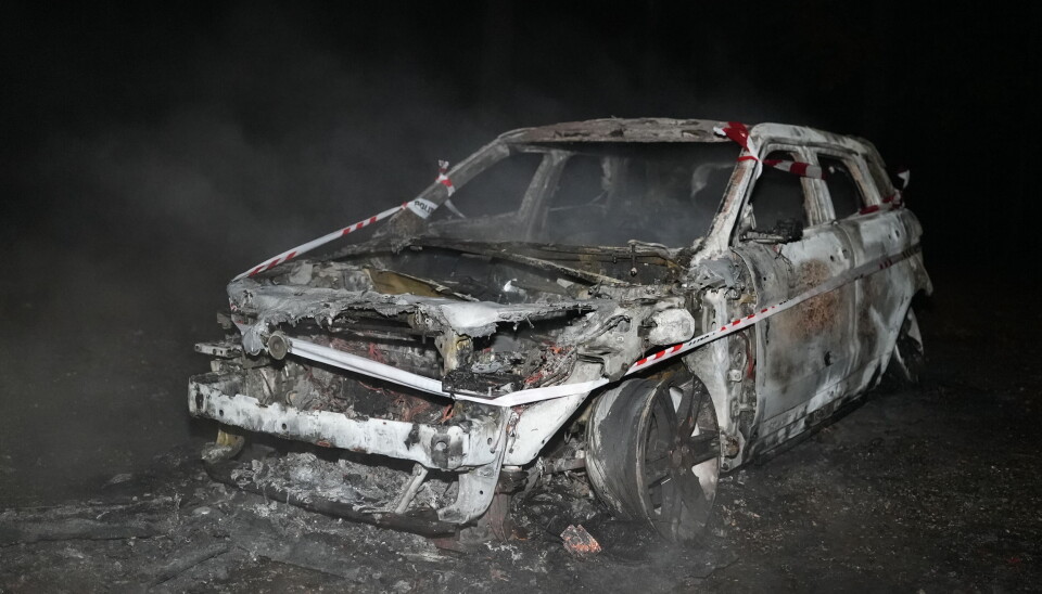 Bilen udbrændte totalt