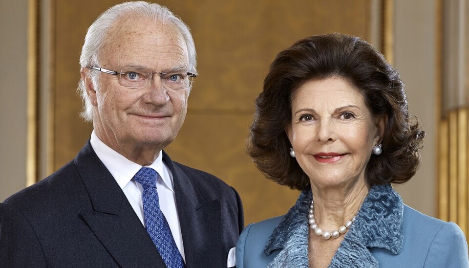 Det svenske kongepar, kong Carl Gustaf og dronning Silvia.