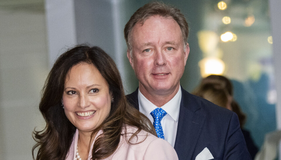 Prins Gustav og Prinsesse Carina fra Berleburg Slot.