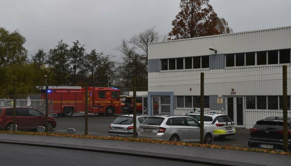 Der er tirsdag formiddag udbrudt brand på gasvirksomheden, Nippon Gases.