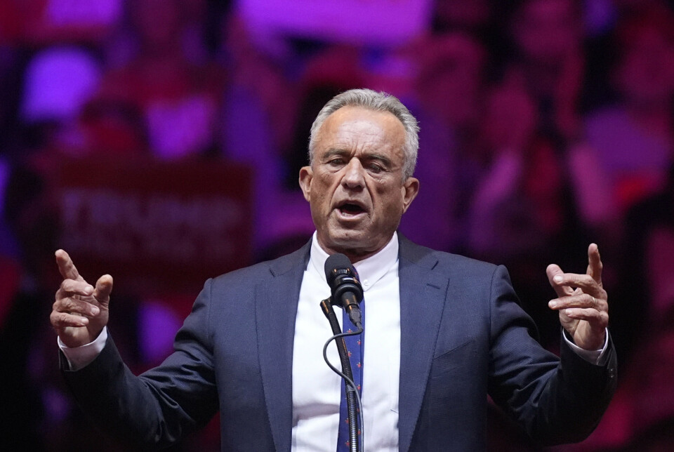 Robert F. Kennedy Jr. var på scenen i New York, hvor Donald Trump for nylig holdt et stort vælgermøde.
