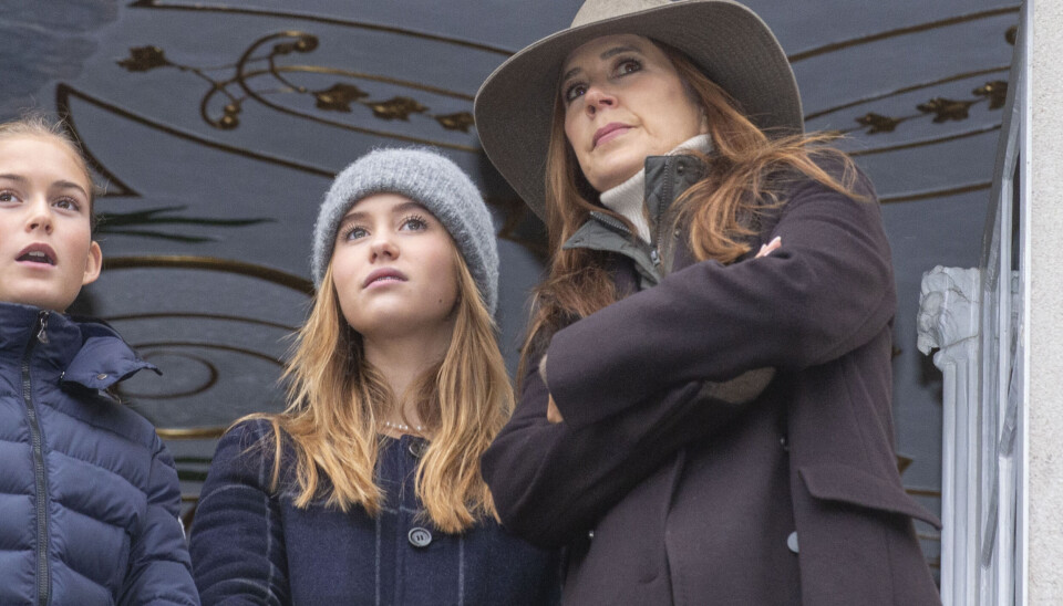 Dronning Mary i højt humør til årets jagt