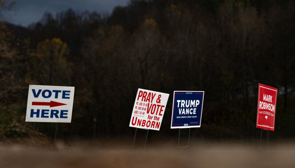 Vælgerne i North Carolina har peget på Donald Trump som USA's næste præsident.