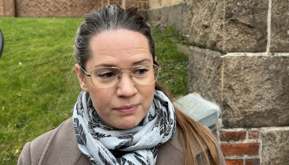 Amalie Dollerup siger farvel til Ulf.