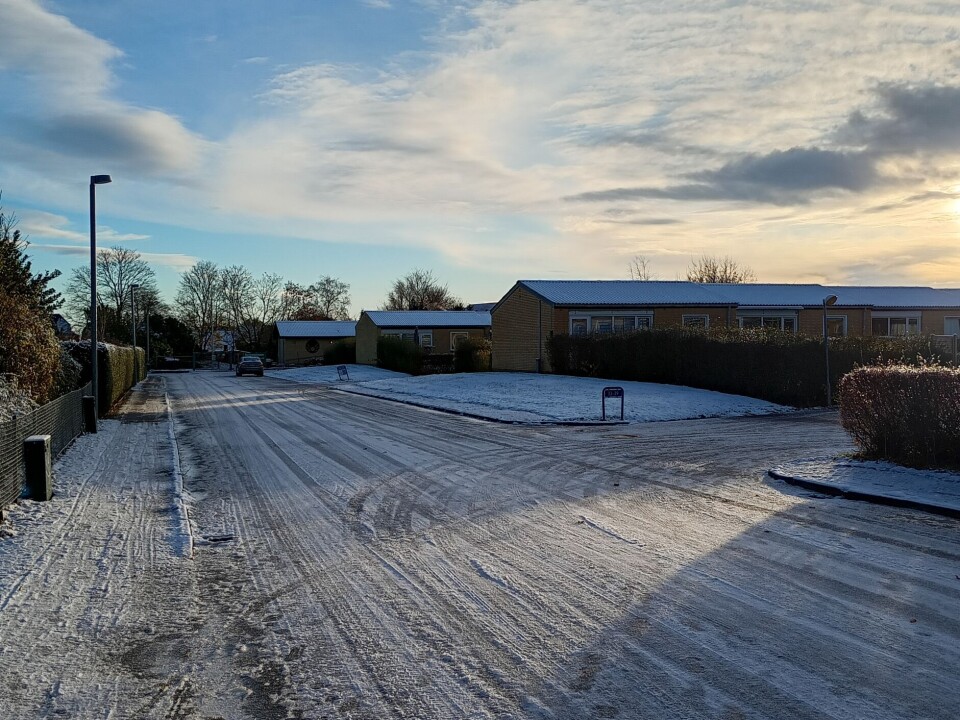 Her er vi i Hørve, Odsherred på Sjælland. (Privatfoto).