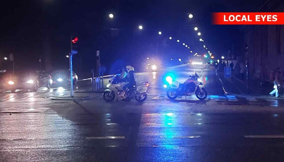 Politiet uddelte 90 sigtelser under biltræf i Aarhus.