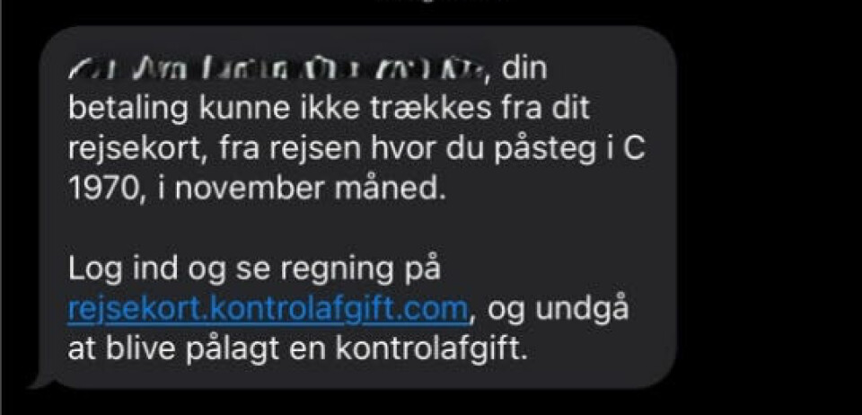 Sådan ser beskeden ud