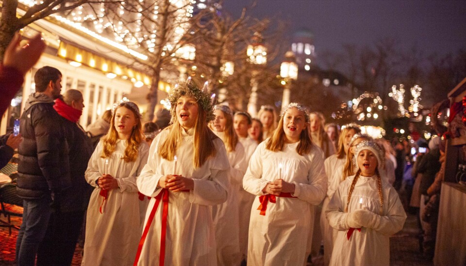 Lucia-optoget i Tivoli.