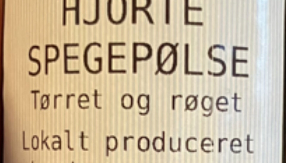 Lorte-bakterier i pølsen