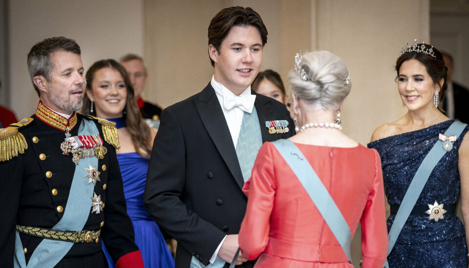 Dronning Margrethe inviterede unge fra hele landet til København for at fejre kronprins Christian - dengang prins Christian - på hans 18-års-fødselsdag. (Arkivfoto).