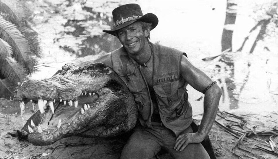 Paul Hogan sammen med Burt