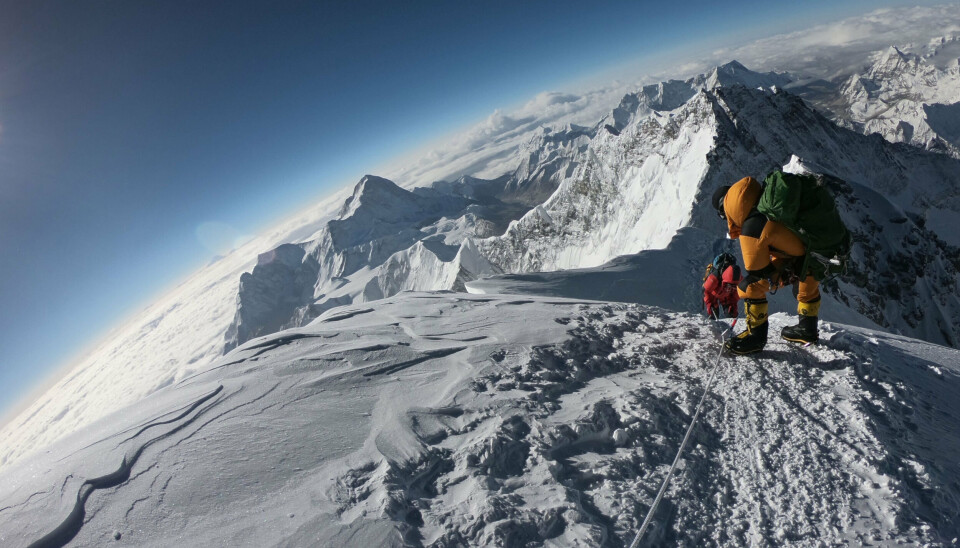 Rasmus Kragh blev i 2019 den første dansker, der besteg Mount Everest uden brug af kunstig ilt. (Arkivfoto).