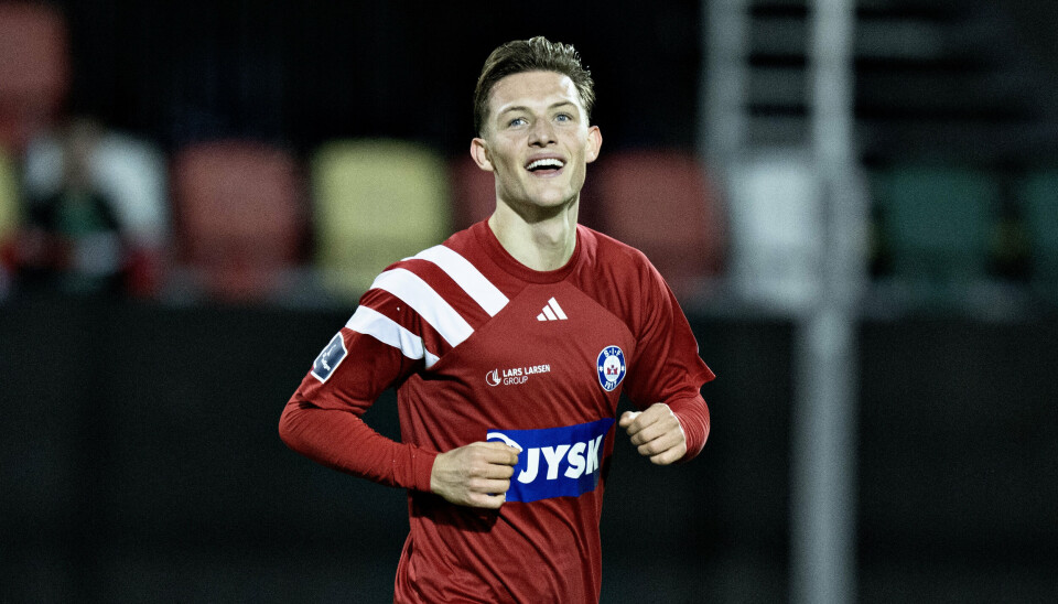 Oliver Sonne skifter til engelske Burnley. (Arkivfoto).