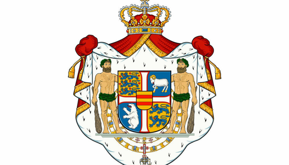 Kong Frederik har justeret i det gamle kongevåben, så der blandt andet er mere plads til Grønland og Færøerne.