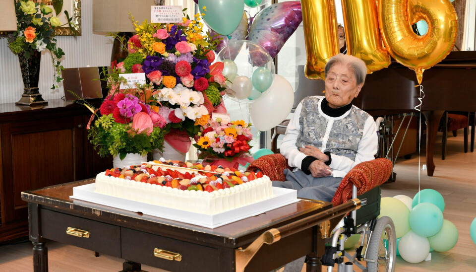 Tomiko Itooka fyldte 116 år i maj. Hun døde 29. december som verdens ældste person. (Arkivfoto).