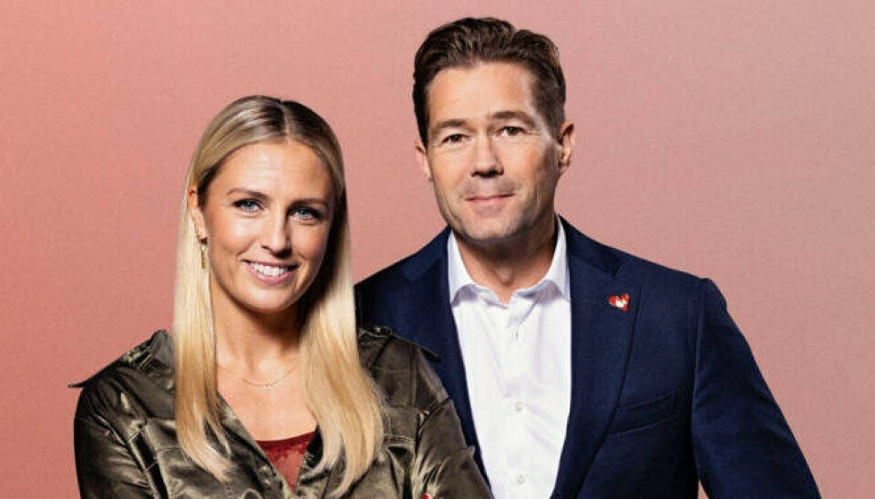 DR-værterne Josefine Høgh og Johannes Langkilde er klar til stort indsamlingsshow.