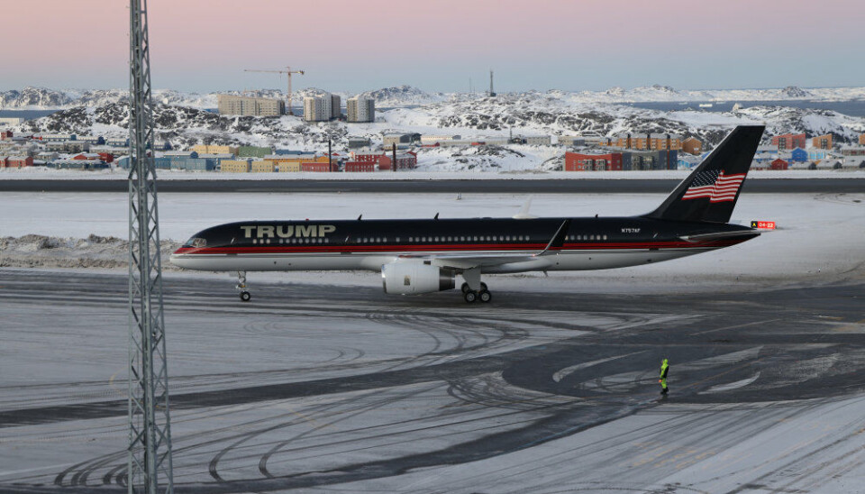 Donald Trump Jr., søn af den kommende præsident, besøgte Grønland tirsdag.