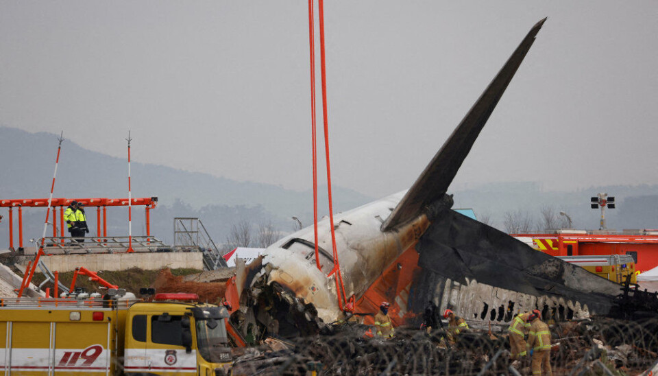 179 passagerer og besætningsmedlemmer mistede livet, da et passagerfly - et Boeing 737-800 - forulykkede i lufthavnen Muan i Sydkorea den 29. december.
