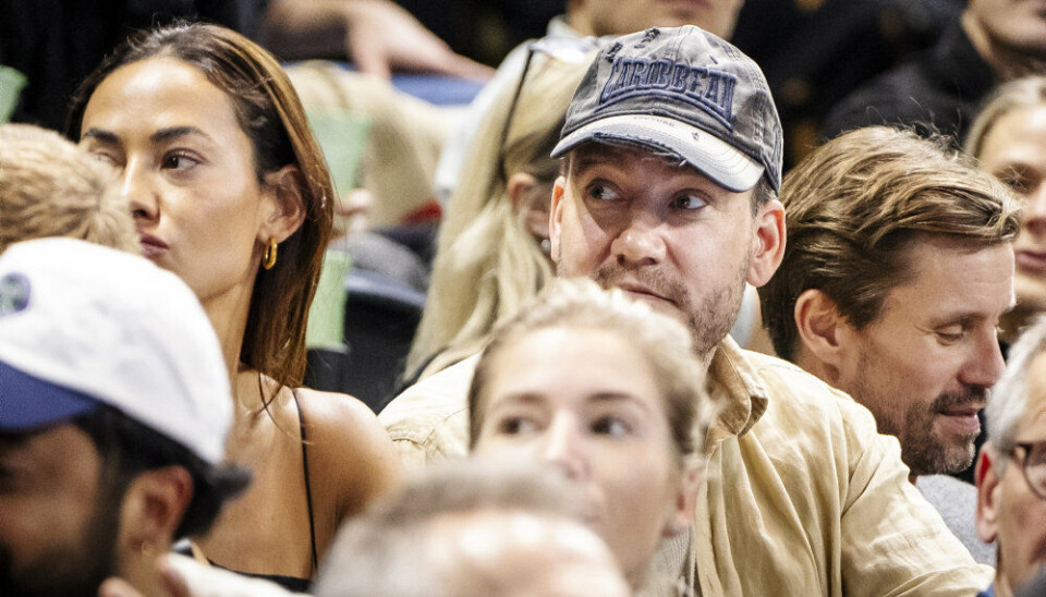 Nicklas Bendtner og Sus Wilkins har dannet par i mere end et år. Her er de til tenniskamp i Royal Arena i København.
