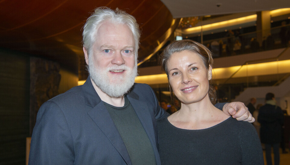 Esben Dalgaard til premiere i Operaen med hustruen Charlotte. De har to døtre på 12 og 19 år.