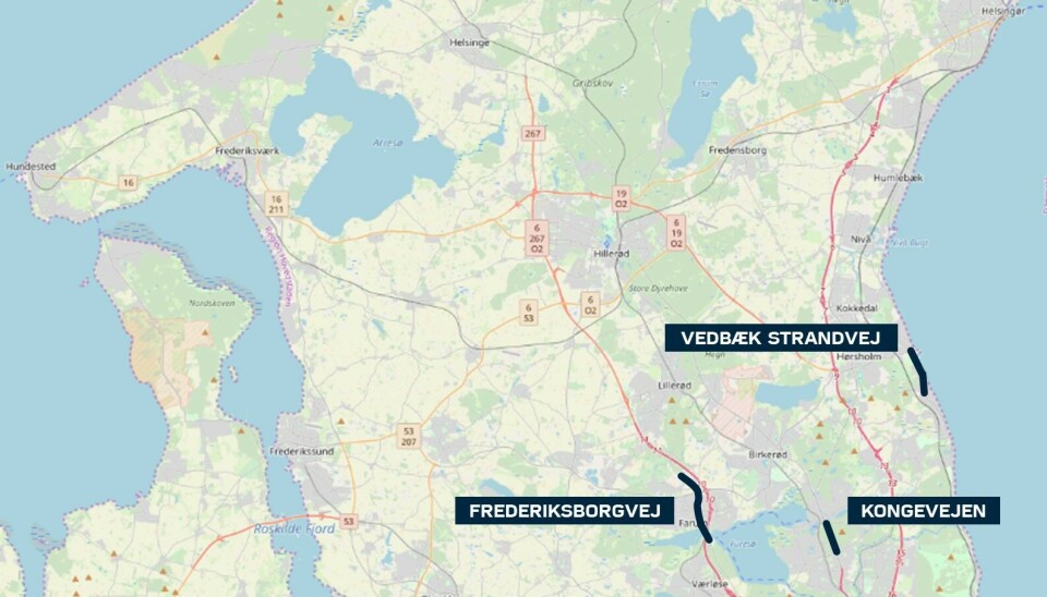 Nordsjællands Politi tjekker din fart de følgende steder i uge 10.
