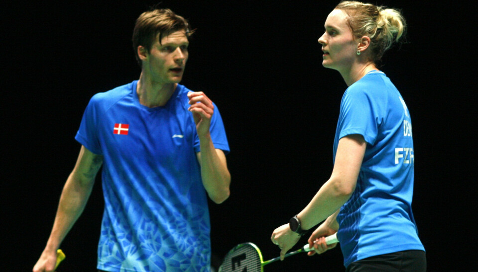 Mikkel Mikkelsen spillede i 2022 All England med Rikke Søby. (Arkivfoto).