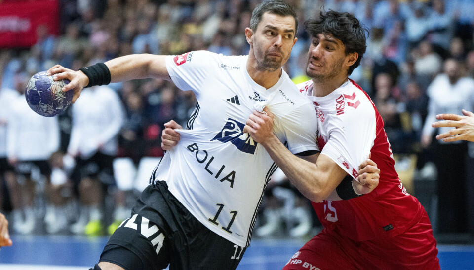 Rasmus Lauges seneste optræden i BSH-trøjen var pokalfinalen 16. februar mod Aalborg Håndbold. (Arkivfoto).