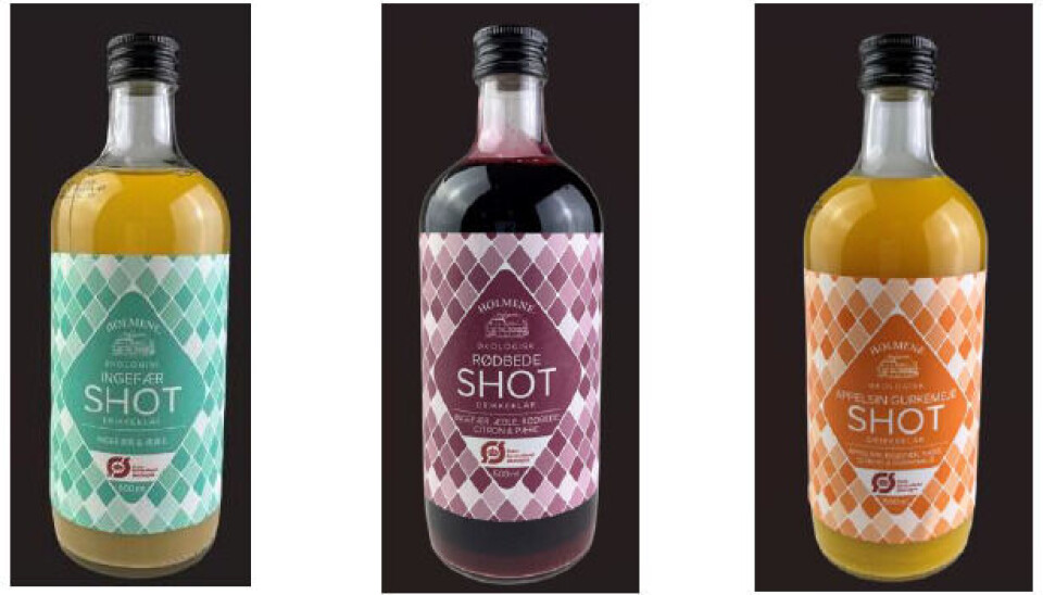 Det er flere partier af disse juice-shots, der er uegnede som fødevare.
