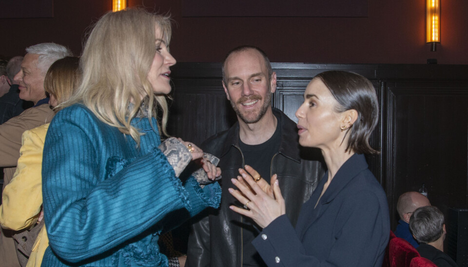 Helle Thorning i samtale med Lily Collins og Charlie McDowell.