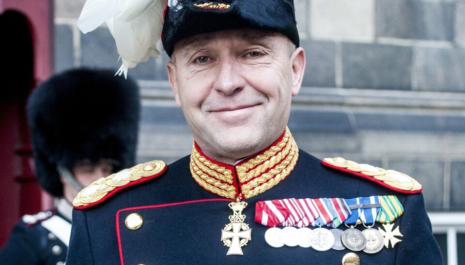 Generalmajor Flemming Mathiasen er kommandør af dannebrogordenen. Her er han i 2016 på vej til audiens hos dronning Margrethe på Christiansborg Slot.