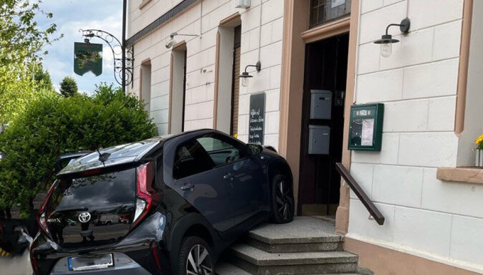 Her endte kvindens parkering