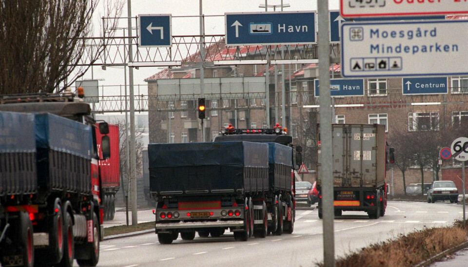 Formålet med Marselistunnelen er at skærme aarhusianerne fra den tunge trafik mellem motorvej E45 og Aarhus Havn. (Arkivfoto).