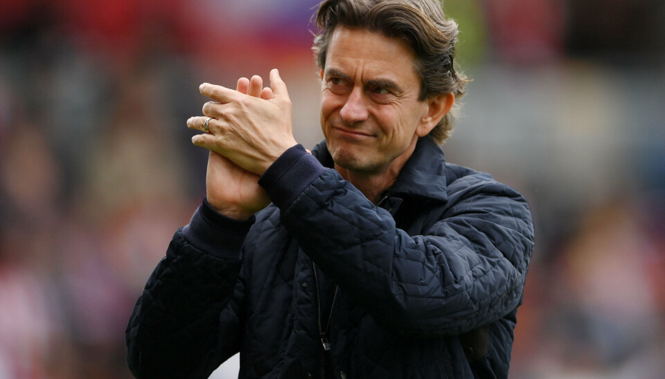 Thomas Frank har haft stor succes i Brentford. (Arkivfoto).