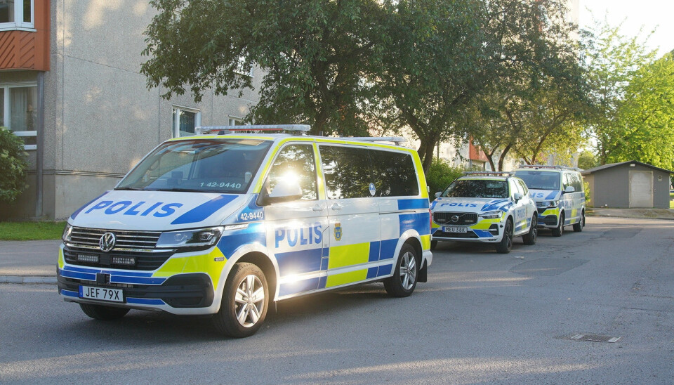 Svensk politi er rykket ud til en ulykke i Göteborg, hvor en sporvogn er kørt af sporet og har ramt et pizzeria. (Arkivfoto).