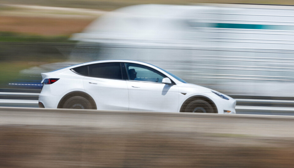 Ifølge FDM har der været adskillige tilfælde af væsentligt slør i baghjulsophæng og i ratstammen i Teslas Model Y (på billedet). (Arkivfoto).