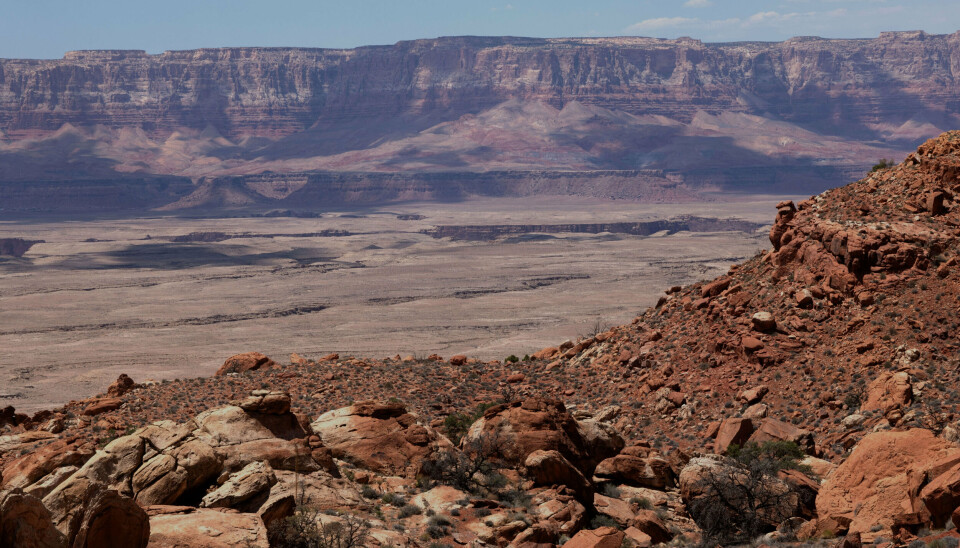 Grand Canyon er en kæmpe kløft udformet af Colorado River i delstaten Arizona. Her ses nordsiden fra et udsigtspunkt nær Bitter Springs. (Arkivfoto).